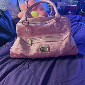 Juicy Couture Pink Embossed Women's Bag
